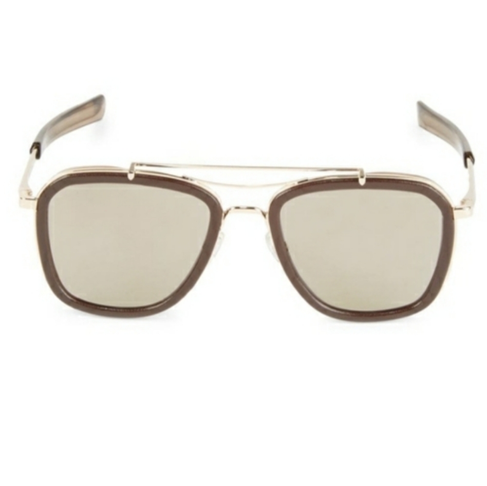 SALE! RAG & BONE 54MM BROWLINE SQUARE AVIATOR SUNGLASSES.